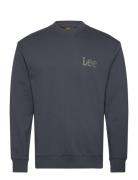 Wobbly Lee Sws Tops Sweatshirts & Hoodies Sweatshirts Grey Lee Jeans