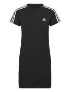 Essentials 3-Stripes Single Jersey Fitted Tee Dress Sport Short Dress ...