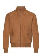 G9 Suede Læderjakke Skindjakke Brown Baracuta