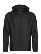 Packable Lightweight Windbreaker Tynd Jakke Black GANT