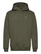 Tjm Reg S Flag Hoodie Ext Tops Sweatshirts & Hoodies Hoodies Green Tom...