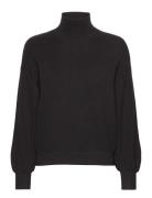 Mschmagnea Rachelle Pullover Tops Knitwear Turtleneck Black MSCH Copen...