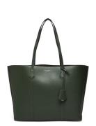 Perry Triple-Compartment Tote Bags Totes Khaki Green Tory Burch