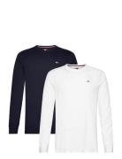 Tjm Reg 2 Pack Ls Tee Tops T-Langærmet Skjorte Blue Tommy Jeans