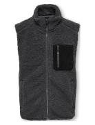 Kobarchie Teddy Vest Otw Foret Vest Grey Kids Only