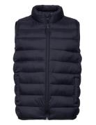 Quilted Gilet Foret Vest Navy Mango