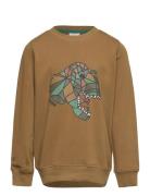 Tnlazaron Sweatshirt Tops Sweatshirts & Hoodies Sweatshirts Brown The ...