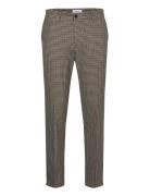 Como Reg Houndstooth Suit Pants Bottoms Trousers Casual Brown Les Deux