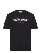 Essentiel Ss Tshirt Tops T-Kortærmet Skjorte Black SIXTH JUNE