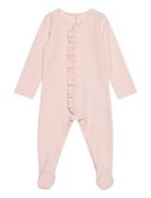 Baby Frilla Full Bodysuit Langærmet Body Pink Gugguu