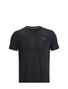 Ua Seamless Stride Ss Sport T-Kortærmet Skjorte Black Under Armour