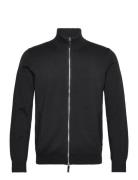 Cardigan Tops Knitwear Full Zip Jumpers Black Armani Exchange