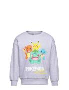 Sweater Pokemon Tops Sweatshirts & Hoodies Sweatshirts Grey Lindex