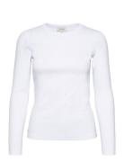 Lr-Numbia Tops T-shirts & Tops Long-sleeved White Levete Room