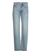 Full Length Jeans Bottoms Jeans Straight-regular Blue Gina Tricot