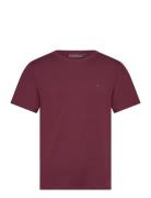 James Tee Designers T-Kortærmet Skjorte Burgundy Morris