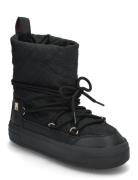 Lace-Up Monogram Snowboot Shoes Wintershoes Black Tommy Hilfiger