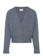 Cardigan Knit Tops Knitwear Cardigans Blue Creamie