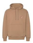 C-Sullivan 23 Tops Sweatshirts & Hoodies Hoodies Brown BOSS