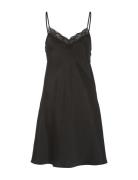 Nightdress No Sleeve Nattøj Black Damella Of Sweden