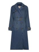 Spade Trench Lets Get Lost Aga Trenchcoat Frakke Blue LEVI´S Women