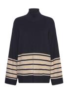 Gitteliw Pullover Tops Knitwear Turtleneck Navy InWear