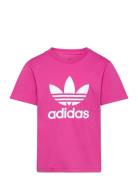 Trefoil Tee Sport T-Kortærmet Skjorte Pink Adidas Originals