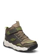 Boys Velocitrek Combex - Waterproof High-top Sneakers Khaki Green Skec...