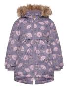 Snow Jacket Outerwear Jackets & Coats Winter Jackets Purple Minymo