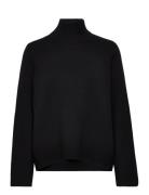 Objreynard Square Sleeve Pullover Noos Tops Knitwear Jumpers Black Obj...