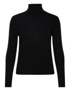 Turtle Neck Sweater Tops Knitwear Turtleneck Black United Colors Of Be...