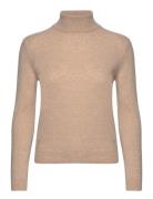 Turtle Neck Sweater Tops Knitwear Turtleneck Beige United Colors Of Be...