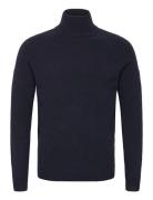 Bs Barbeau Regular Fit Knitwear Tops Knitwear Turtlenecks Navy Bruun &...