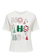 Onlrosie Life S/S Top Box Xmas Jrs Tops T-shirts & Tops Short-sleeved ...