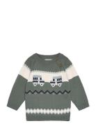 Hcpalle - Jumper Tops Knitwear Pullovers Green Hust & Claire