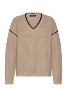 Simonabbbenia Knit Tops Knitwear Jumpers Beige Bruuns Bazaar