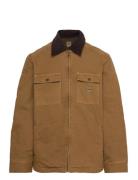 Quilted Workwear Jacket Quiltet Jakke Brown Lee Jeans