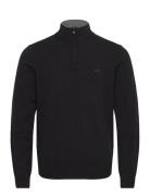 Emarlo Tops Knitwear Half Zip Jumpers Black BOSS