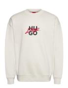 Dlogonty Designers Sweatshirts & Hoodies Sweatshirts Cream HUGO