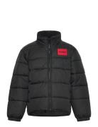 Puffer Jacket Foret Jakke Black Hugo Kids