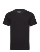 Crew-Neck Tencel Tops T-Kortærmet Skjorte Black Bread & Boxers