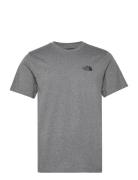 M Ss Simple Dome Tee Sport T-Kortærmet Skjorte Grey The North Face