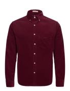 Reg Ut Corduroy Shirt Tops Shirts Casual Burgundy GANT