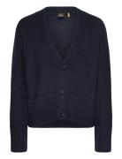 C_Fousse Tops Knitwear Cardigans Navy BOSS