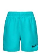 Nike Logo Tape Lap 4" Volley Short Sport Swimshorts Blue NIKE SWIM