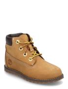 Mid Lace Up With Zip Boot Boots Støvler Brown Timberland