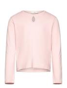 Long Sleeve Cotton T-Shirt Tops T-shirts Long-sleeved T-Skjorte Pink M...