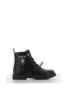 Wednesday Girls Bootie Boots Støvler Black Leomil