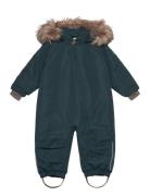 Baby Snowsuit W. Fake Fur Outerwear Coveralls Snow-ski Coveralls & Set...