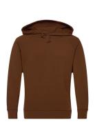 Abel Hood Sweat Tops Sweatshirts & Hoodies Hoodies Brown Mos Mosh Gall...